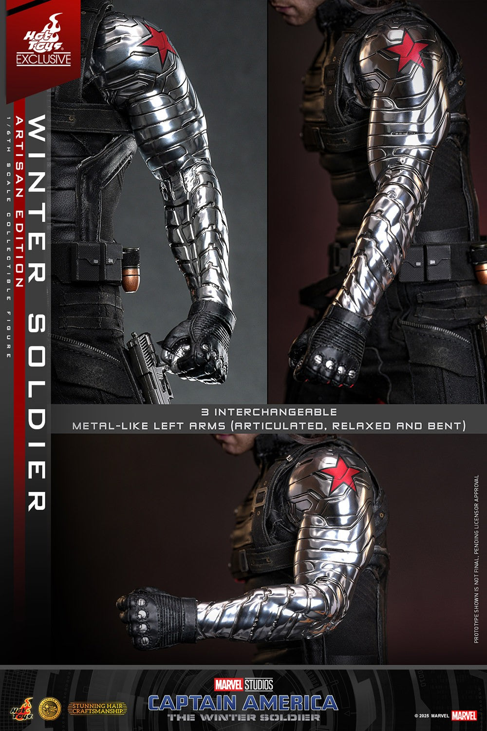 (Preorder) Hot Toys MMS790AEB Captain America: The Winter Soldier [Winter Soldier] (Artisan Edition) (Special Edition)