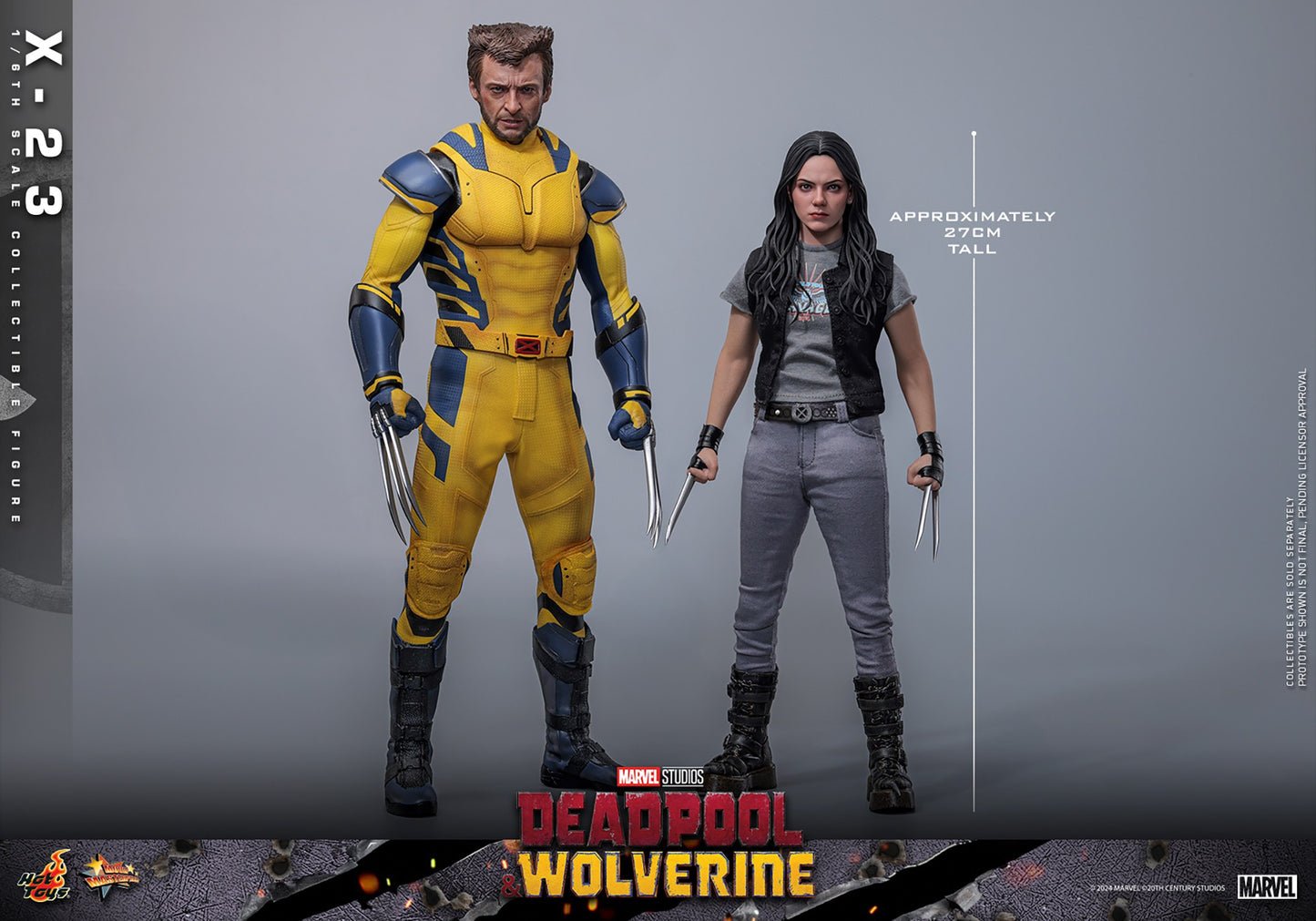 (Preorder) Hot Toys MMS781 Marvel Deadpool and Wolverine [X23] 1/6 Scale Collectible Figure