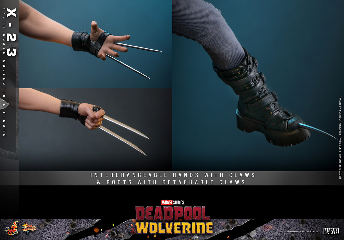 (Preorder) Hot Toys MMS781 Marvel Deadpool and Wolverine [X23] 1/6 Scale Collectible Figure