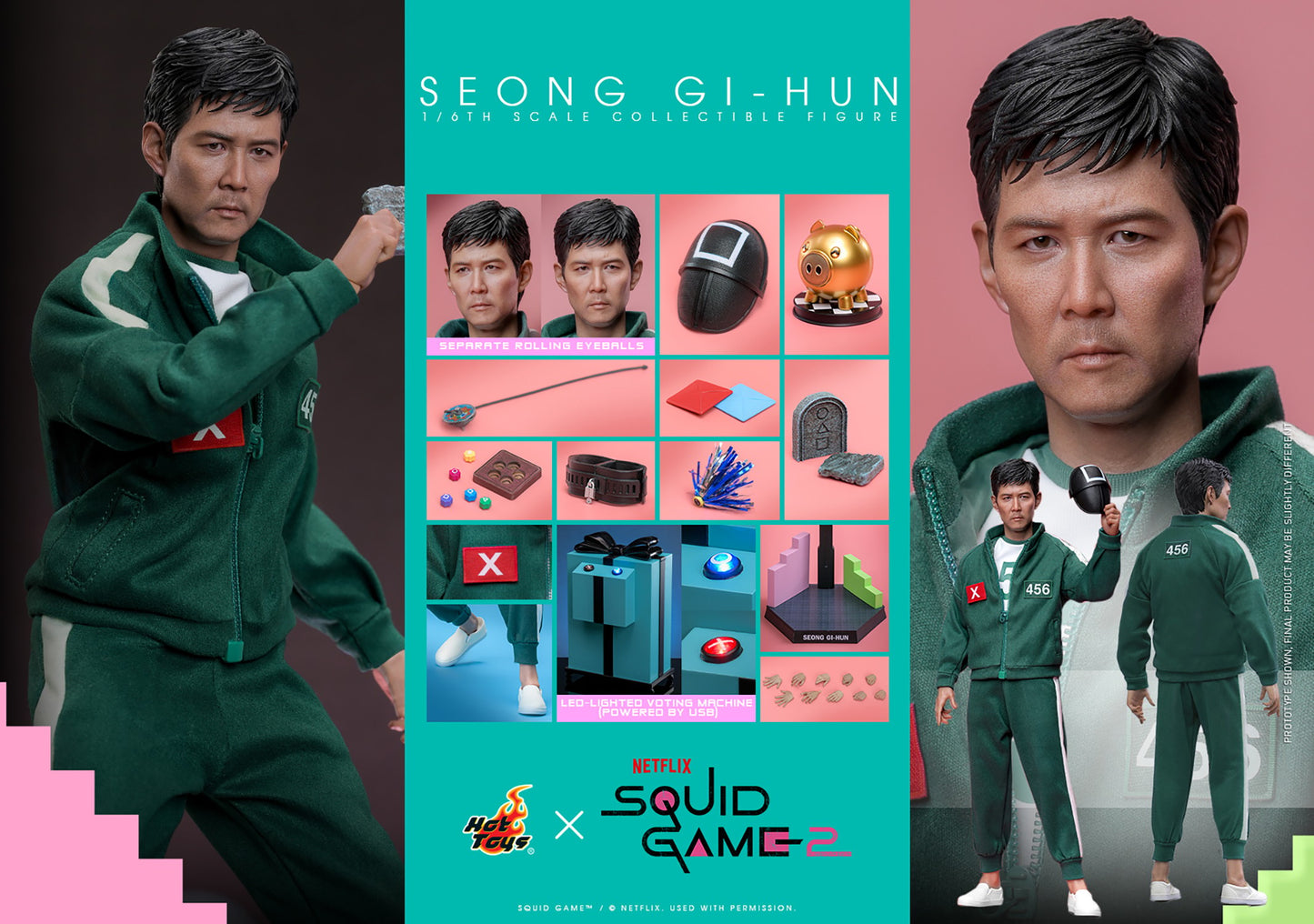 (Preorder) Hot Toys TMS153 Squid Game 2 [Seong Gi-hun] 1/6 Scale Collectible Figure