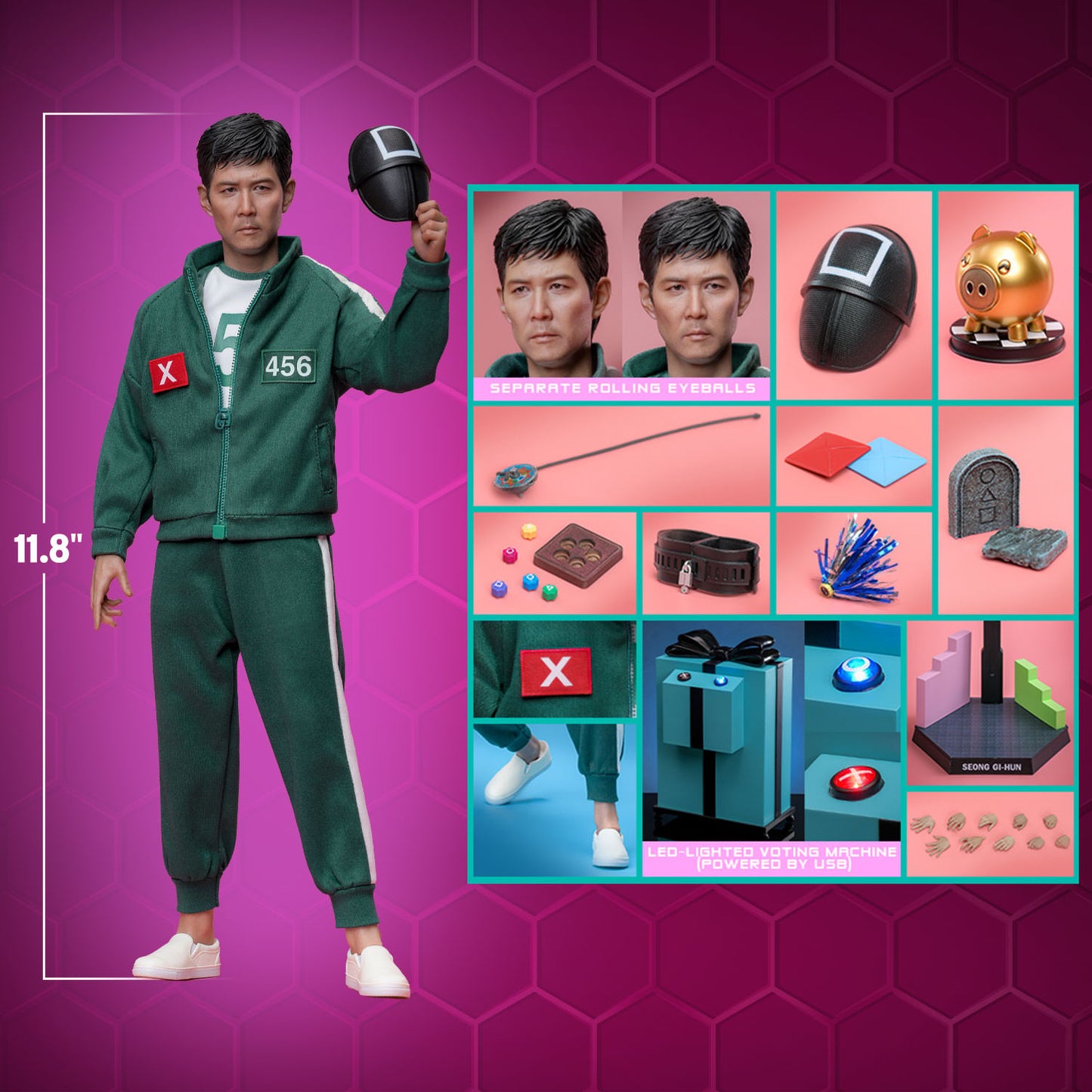 (Preorder) Hot Toys TMS153 Squid Game 2 [Seong Gi-hun] 1/6 Scale Collectible Figure