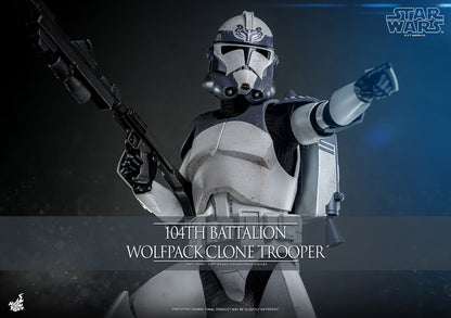 (Preorder) Hot Toys TMS143 Star Wars: The Clone Wars [104th Battalion Wolfpack Clone Trooper](Deluxe Version) 1/6 Scale Collectible Figure
