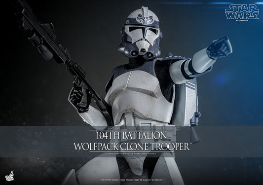 (Preorder) Hot Toys TMS143 Star Wars: The Clone Wars [104th Battalion Wolfpack Clone Trooper](Deluxe Version) 1/6 Scale Collectible Figure