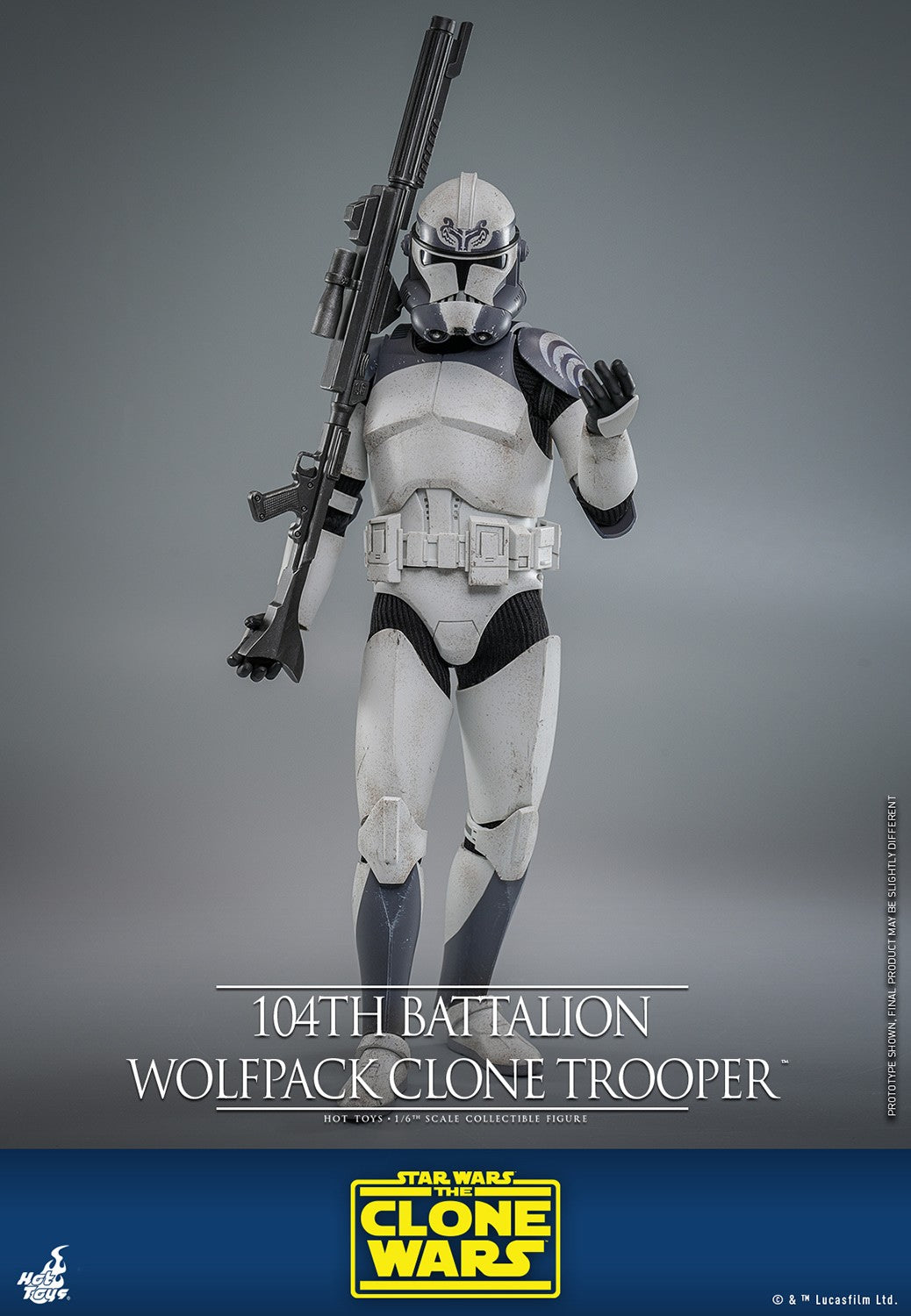 (Preorder) Hot Toys TMS142 Star Wars: The Clone Wars [104th Battalion Wolfpack Clone Trooper] 1/6th scale Collectible Figure