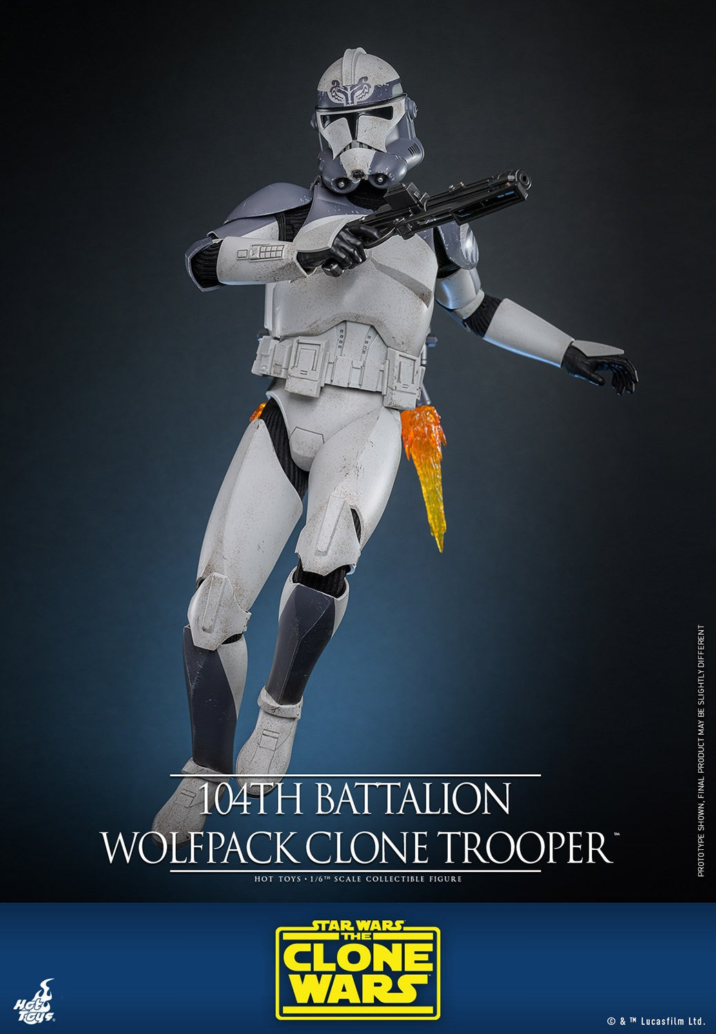 (Preorder) Hot Toys TMS142 Star Wars: The Clone Wars [104th Battalion Wolfpack Clone Trooper] 1/6th scale Collectible Figure
