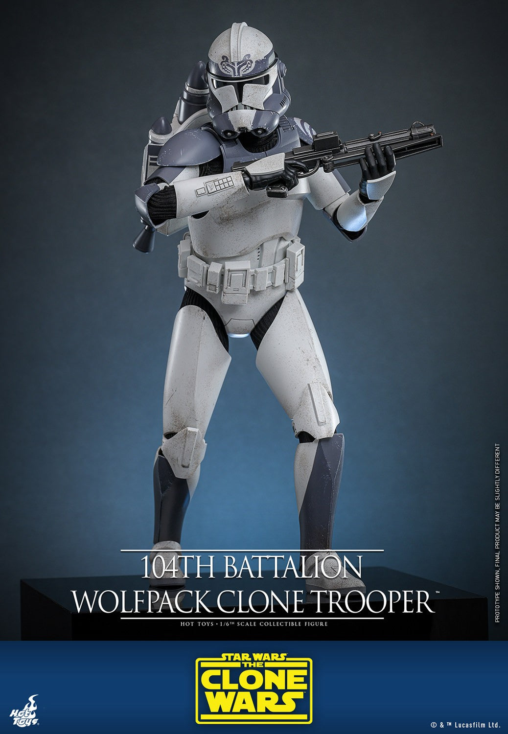 (Preorder) Hot Toys TMS142 Star Wars: The Clone Wars [104th Battalion Wolfpack Clone Trooper] 1/6th scale Collectible Figure