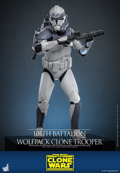 (Preorder) Hot Toys TMS142 Star Wars: The Clone Wars [104th Battalion Wolfpack Clone Trooper] 1/6th scale Collectible Figure