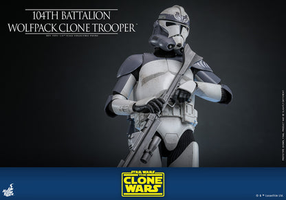 (Preorder) Hot Toys TMS142 Star Wars: The Clone Wars [104th Battalion Wolfpack Clone Trooper] 1/6th scale Collectible Figure