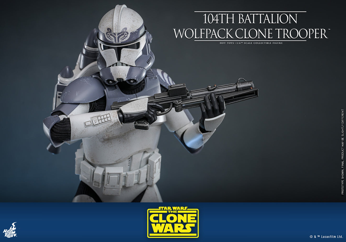 (Preorder) Hot Toys TMS142 Star Wars: The Clone Wars [104th Battalion Wolfpack Clone Trooper] 1/6th scale Collectible Figure