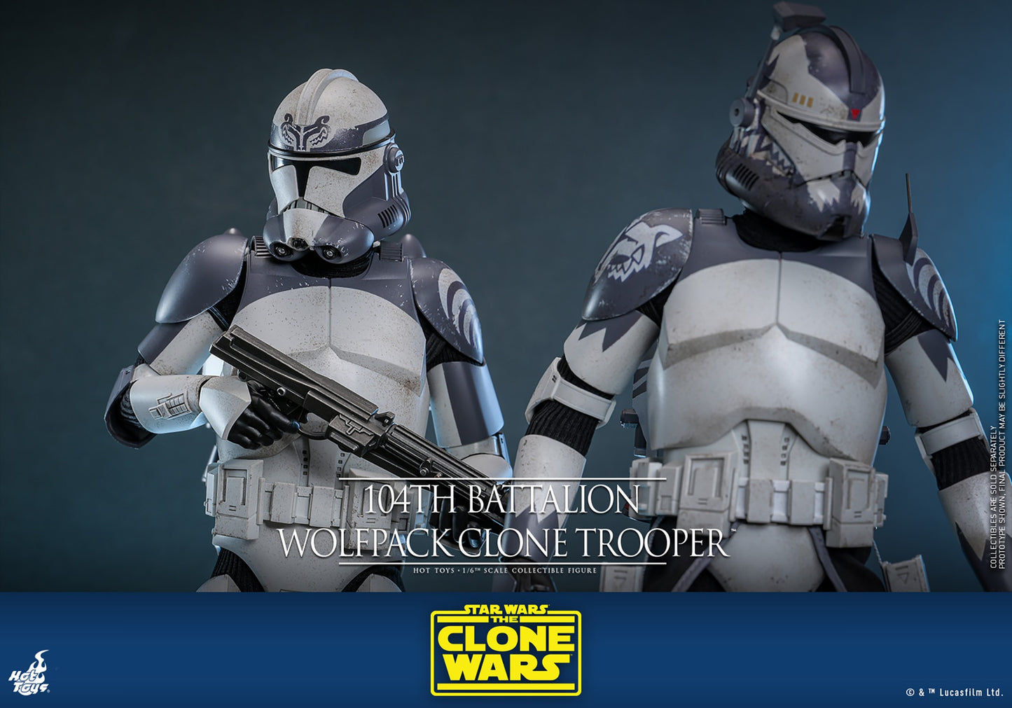(Preorder) Hot Toys TMS142 Star Wars: The Clone Wars [104th Battalion Wolfpack Clone Trooper] 1/6th scale Collectible Figure