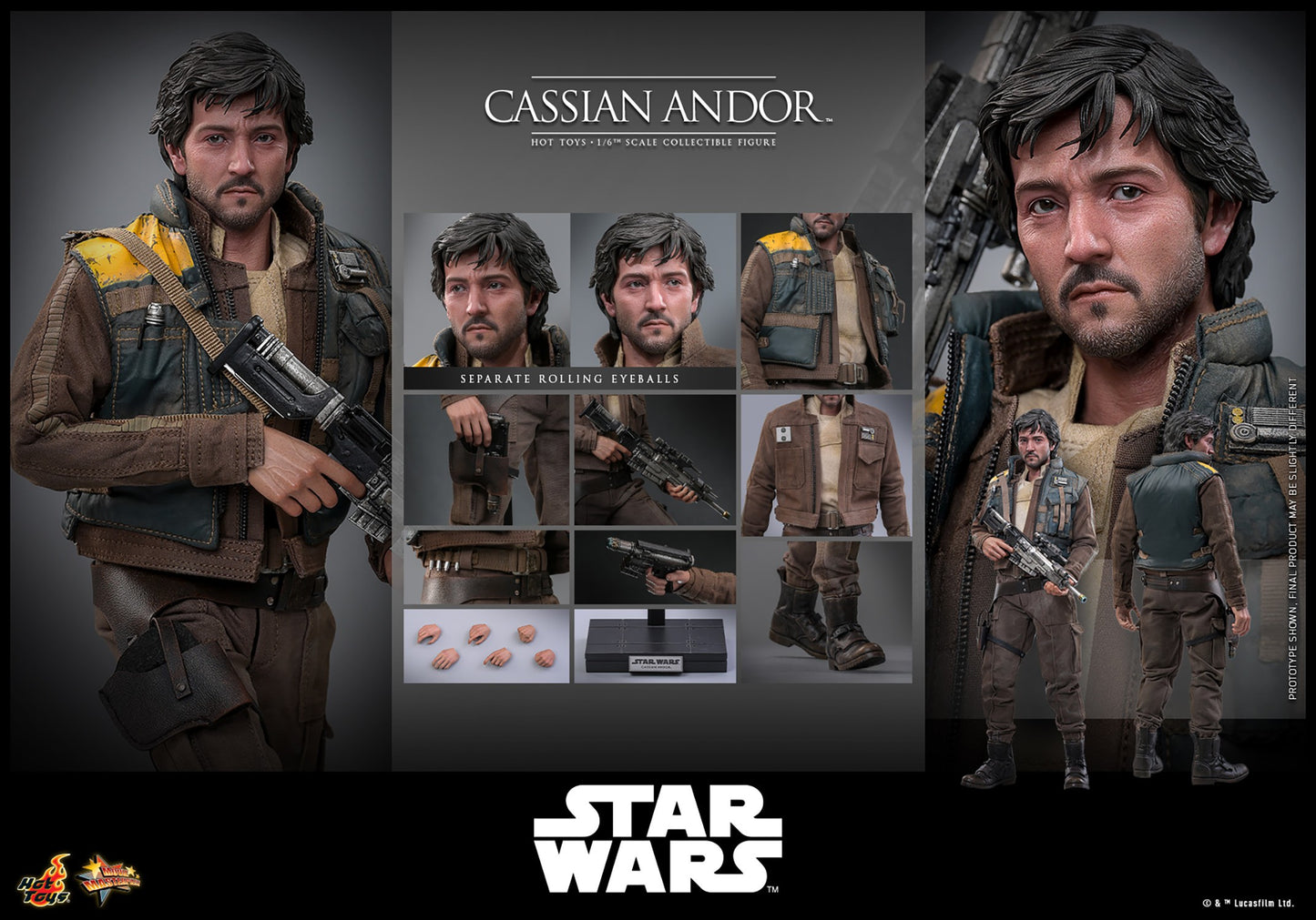 (Preorder) Hot Toys MMS802 Rogue One: A Star Wars Story [Cassian Andor] 1/6 Scale Collectible Figure