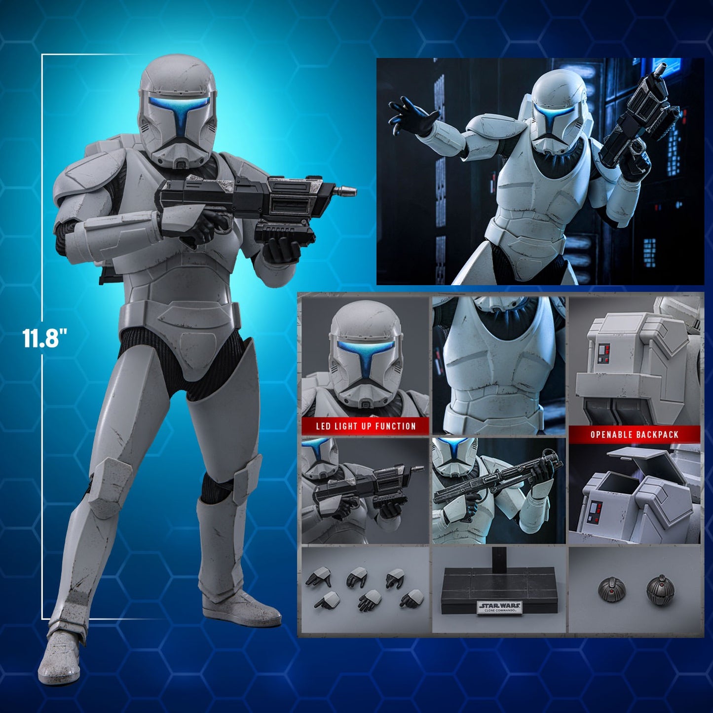 (Preorder) Hot Toys TMS131 Star Wars [The Bad Batch Clone Commando] 1/6 Scale Collectible Figure