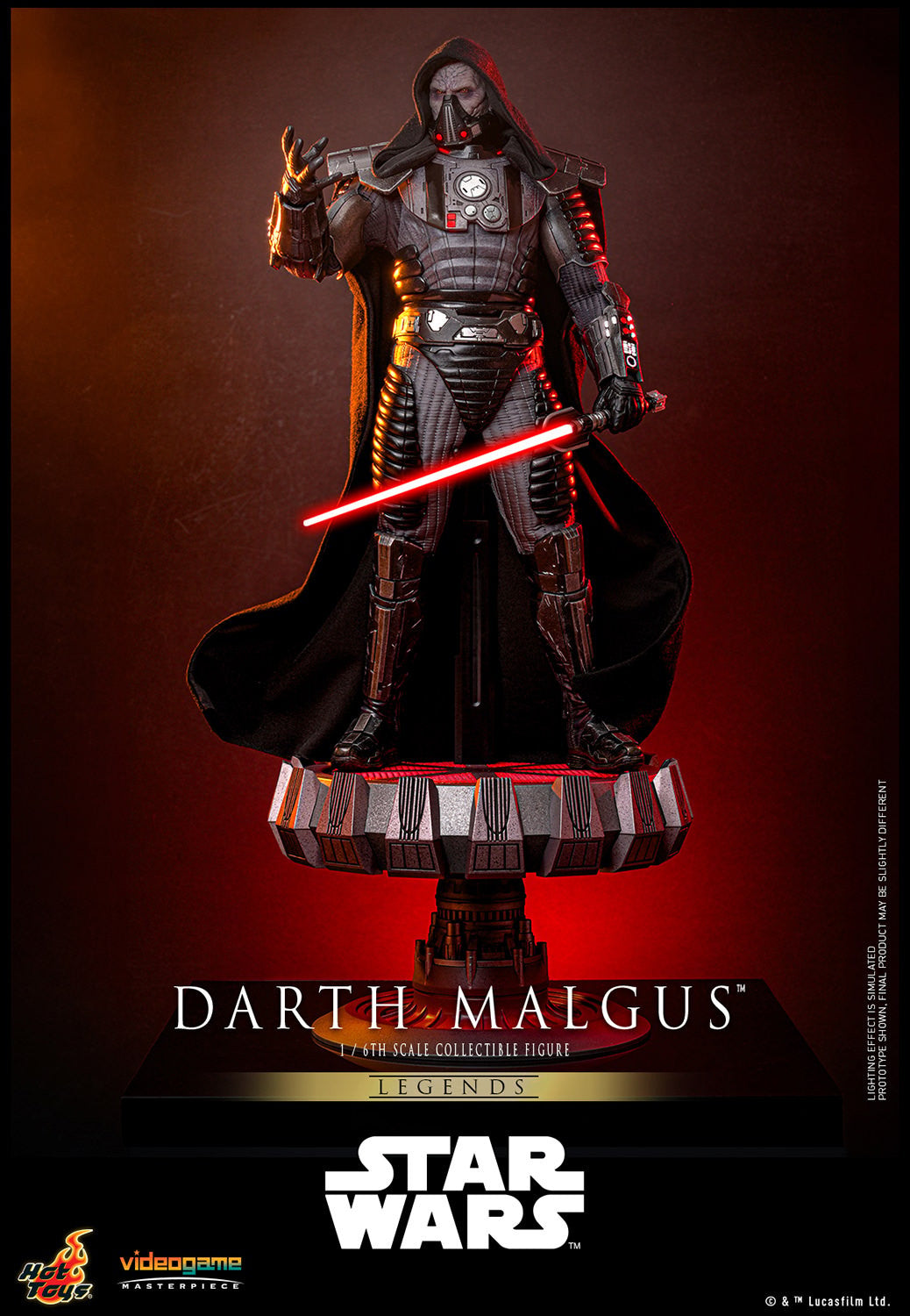 (Preorder) Hot Toys VGM70 [Star Wars Darth Malgus] 1/6 Scale Collectible Figure