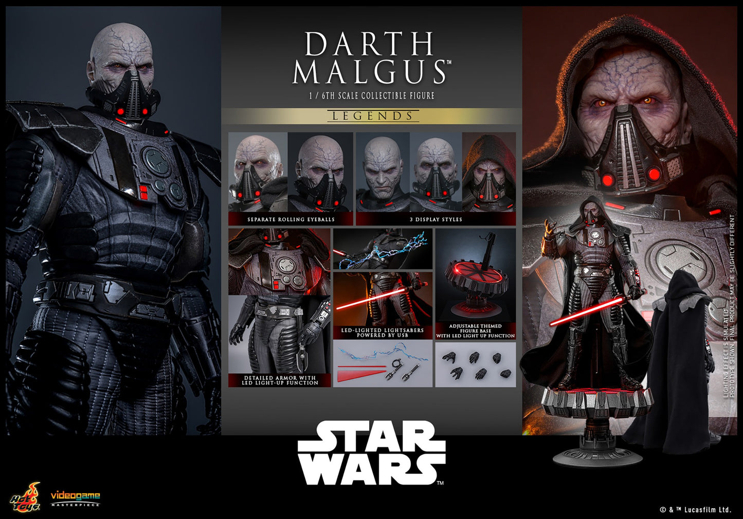 (Preorder) Hot Toys VGM70 [Star Wars Darth Malgus] 1/6 Scale Collectible Figure