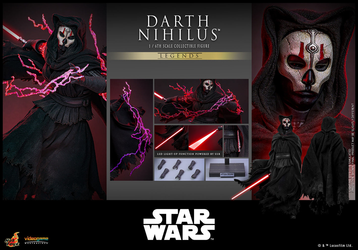 (Preorder)  Hot Toys VGM72 Star Wars [Darth Nihilus] 1/6 Scale Collectible Figure