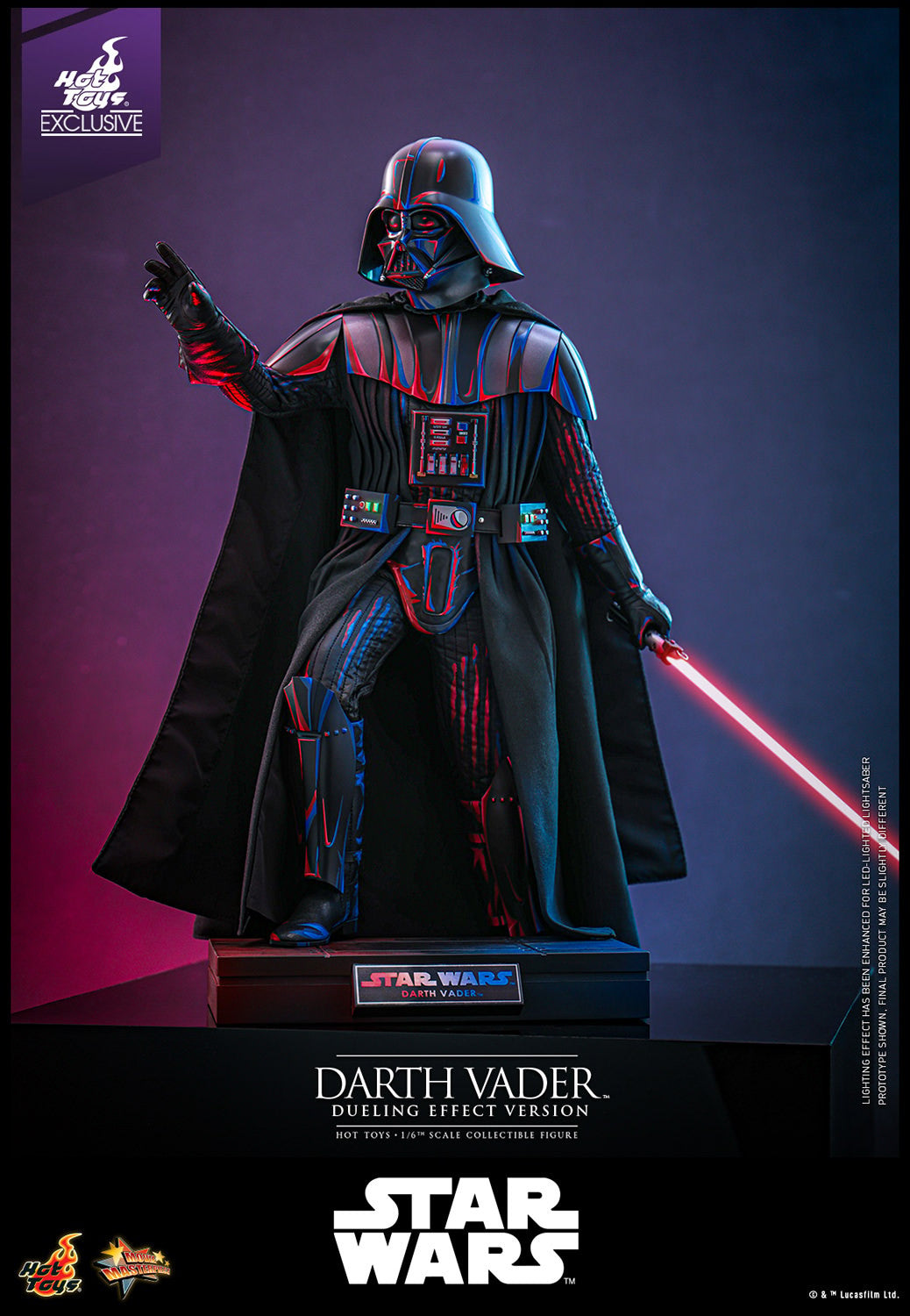 Hot Toys - MMS777 - Star Wars - Darth Vader (Dueling Effect Version) [Regular Edition] - 1/6 Scale Collectible Figure