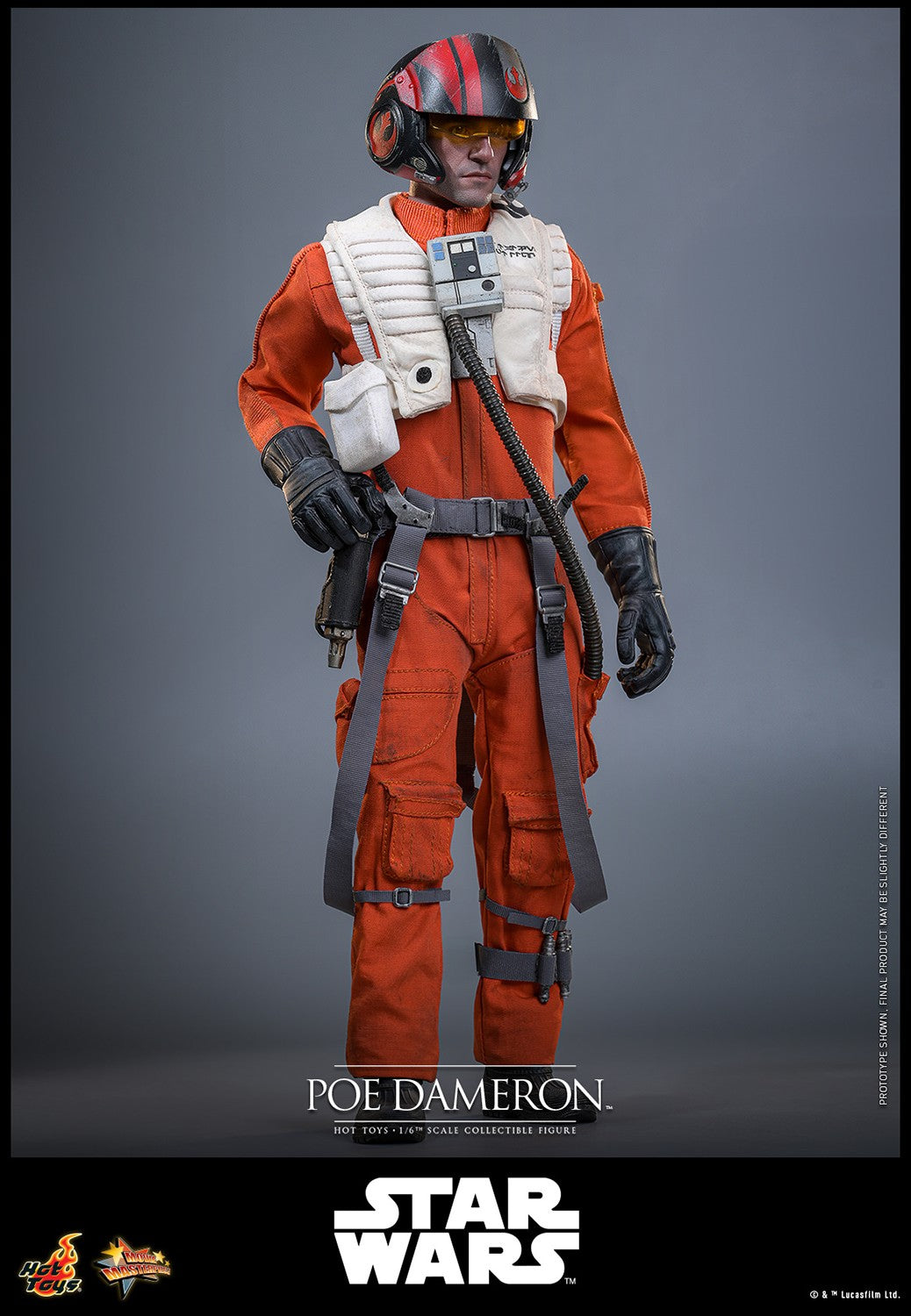 (Preorder) Hot Toys MMS806 Star Wars The Force Awakens [Poe Dameron] 1/6 Scale Collectible Figure