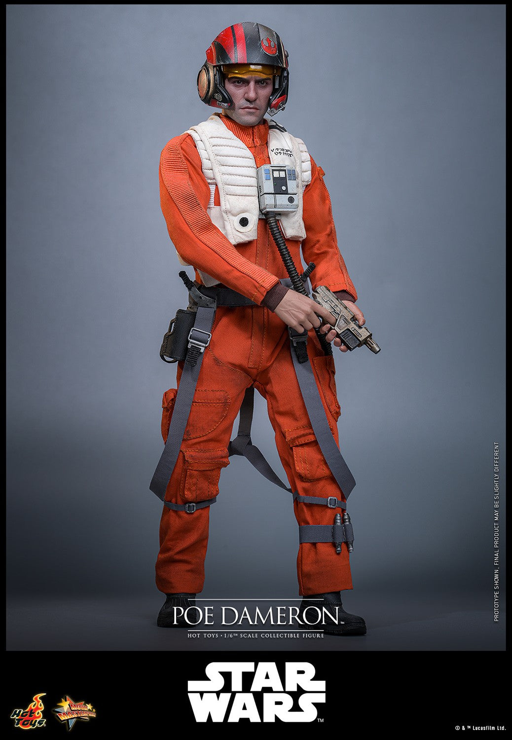 (Preorder) Hot Toys MMS806 Star Wars The Force Awakens [Poe Dameron] 1/6 Scale Collectible Figure