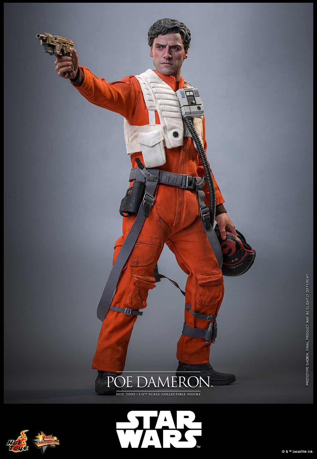 (Preorder) Hot Toys MMS806 Star Wars The Force Awakens [Poe Dameron] 1/6 Scale Collectible Figure