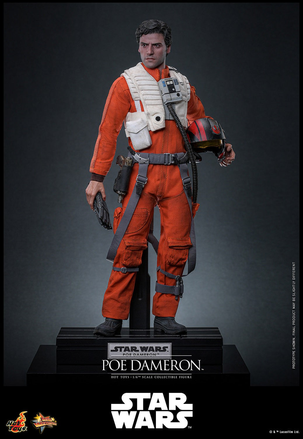 (Preorder) Hot Toys MMS806 Star Wars The Force Awakens [Poe Dameron] 1/6 Scale Collectible Figure