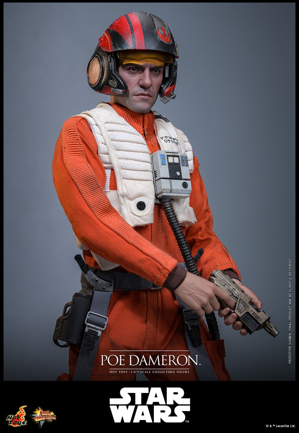 (Preorder) Hot Toys MMS806 Star Wars The Force Awakens [Poe Dameron] 1/6 Scale Collectible Figure