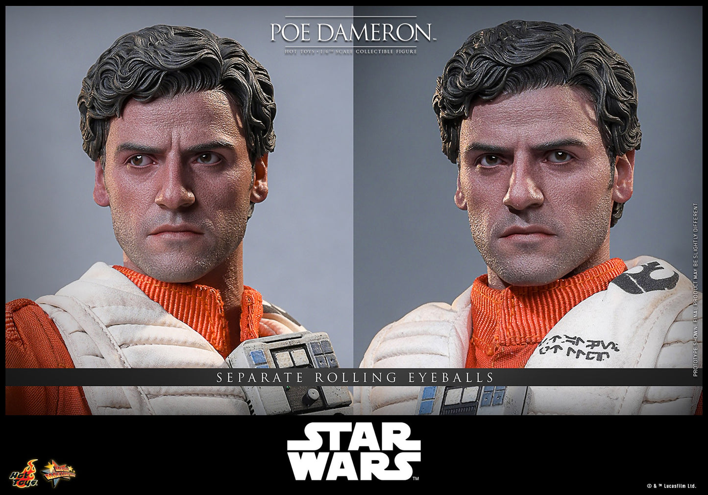 (Preorder) Hot Toys MMS806 Star Wars The Force Awakens [Poe Dameron] 1/6 Scale Collectible Figure