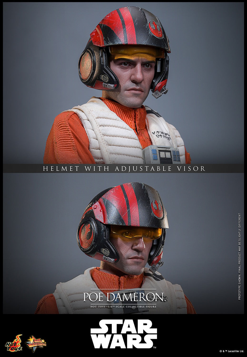 (Preorder) Hot Toys MMS806 Star Wars The Force Awakens [Poe Dameron] 1/6 Scale Collectible Figure