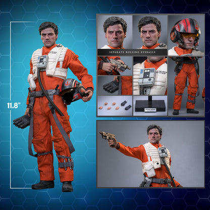 (Preorder) Hot Toys MMS806 Star Wars The Force Awakens [Poe Dameron] 1/6 Scale Collectible Figure