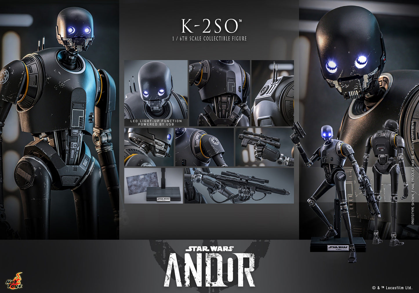 (Preorder) Hot Toys TMS156 Star Wars [Andor K-2SO] 1/6 Scale Collectible Figure