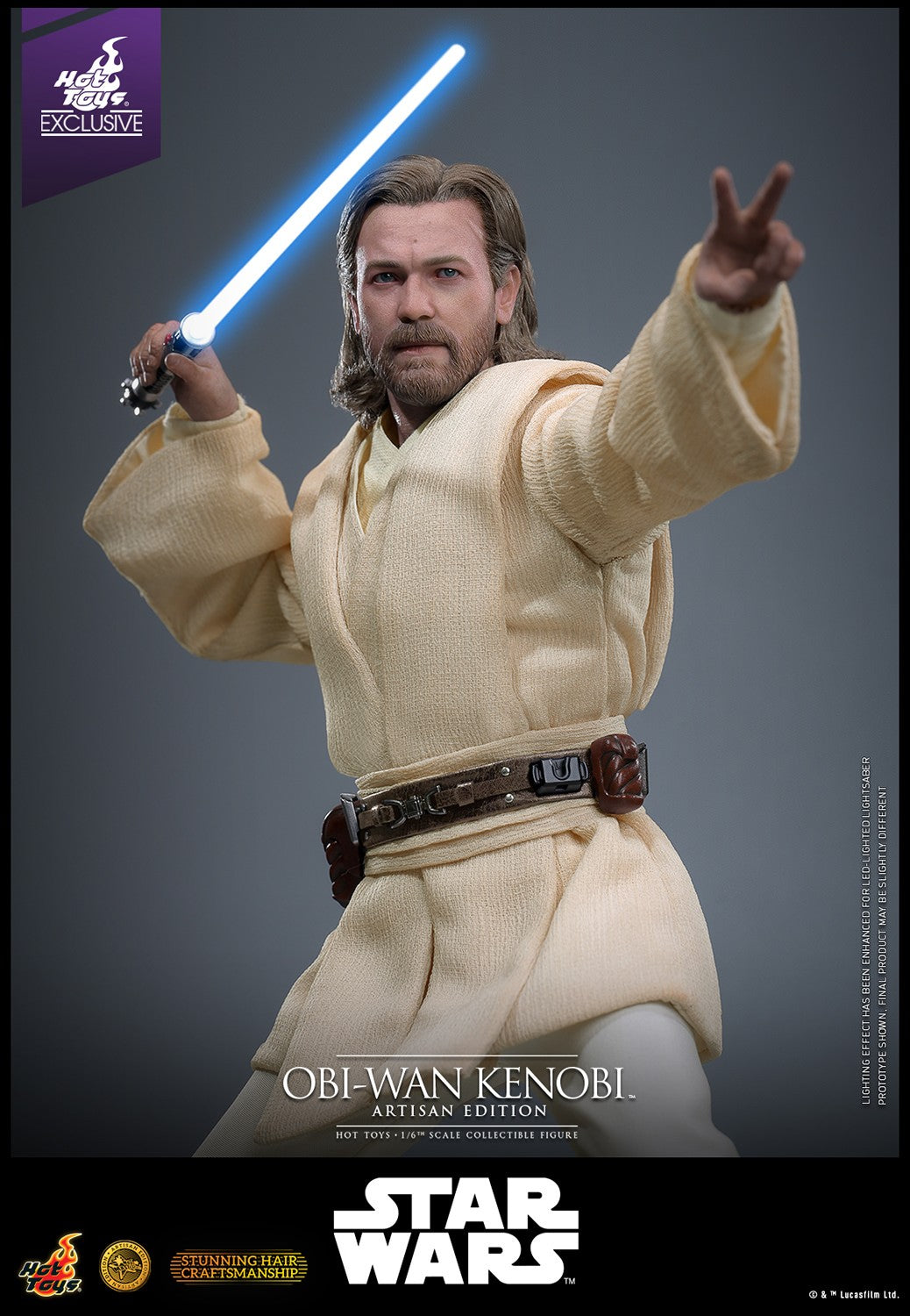 (Preorder) Hot Toys MMS809AE Star Wars: Attack Of The Clones [Obi-Wan Kenobi] (Artisan Edition) (Hot Toys Exclusive) 1/6th Scale Collectible Figure