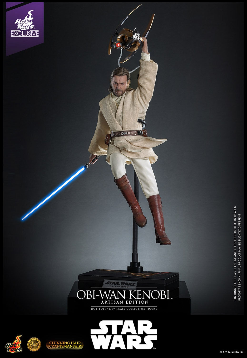 (Preorder) Hot Toys MMS809AE Star Wars: Attack Of The Clones [Obi-Wan Kenobi] (Artisan Edition) (Hot Toys Exclusive) 1/6th Scale Collectible Figure