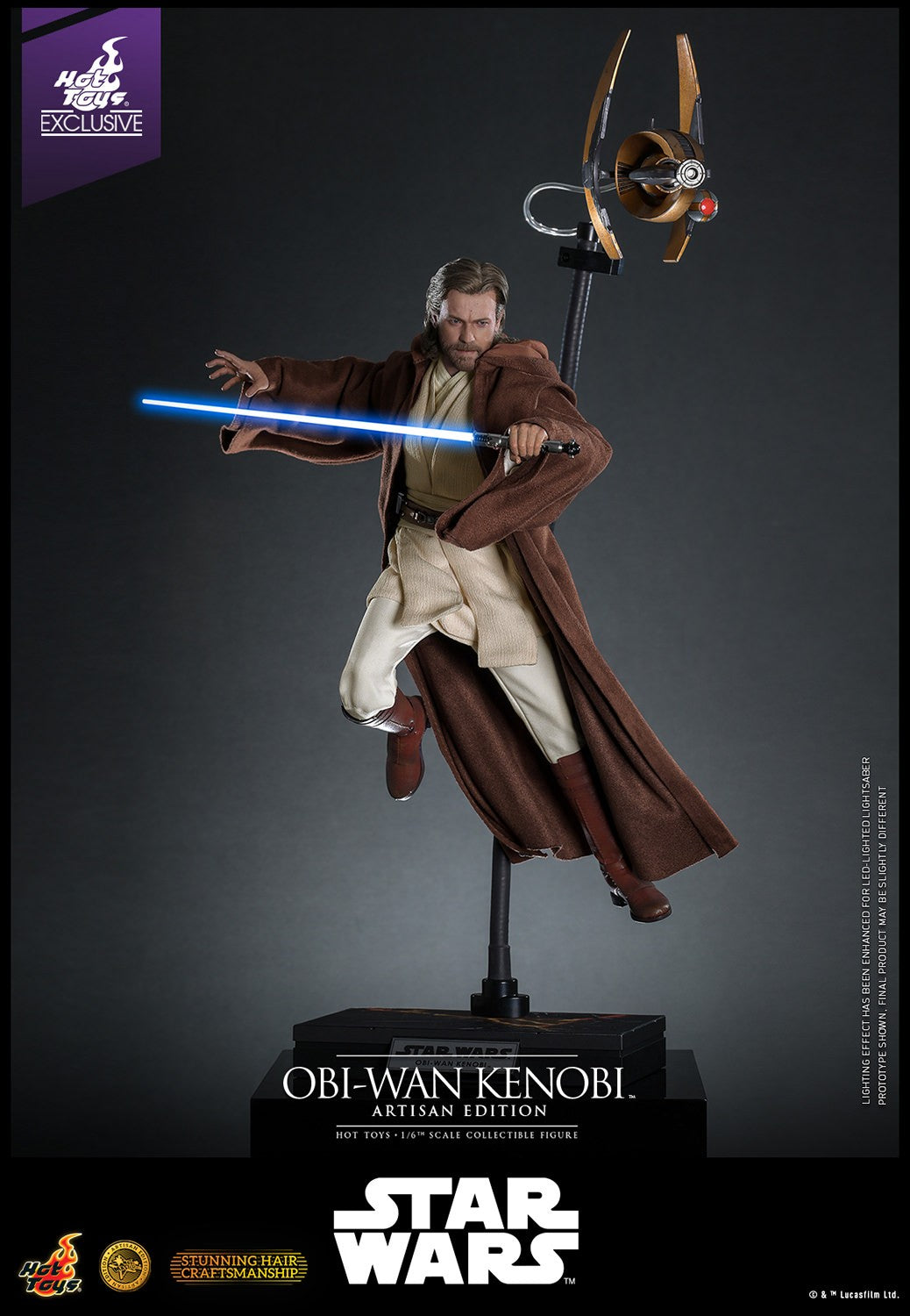 (Preorder) Hot Toys MMS809AE Star Wars: Attack Of The Clones [Obi-Wan Kenobi] (Artisan Edition) (Hot Toys Exclusive) 1/6th Scale Collectible Figure