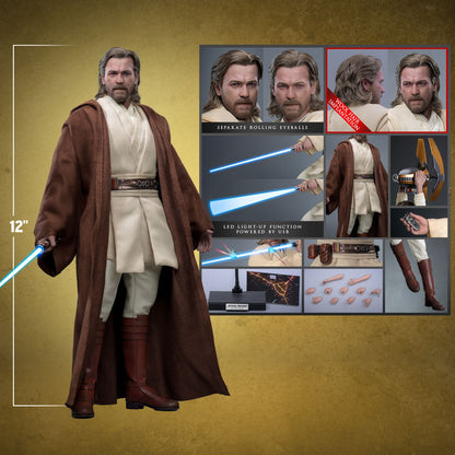 (Preorder) Hot Toys MMS809AE Star Wars: Attack Of The Clones [Obi-Wan Kenobi] (Artisan Edition) (Hot Toys Exclusive) 1/6th Scale Collectible Figure