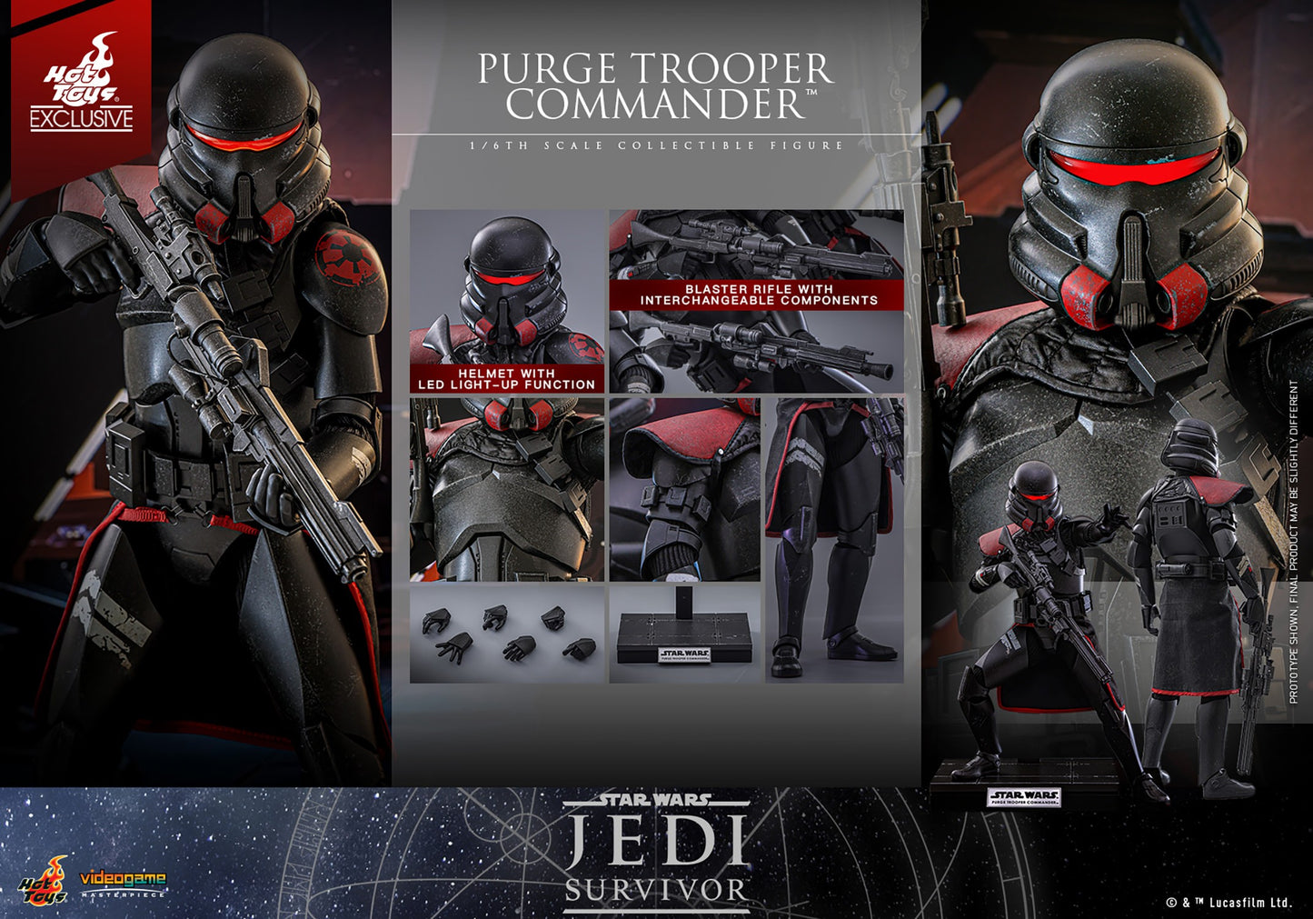 Hot Toys VGM67 Star Wars [Jedi Survivor Surge Trooper Commander] (Exclusive Limited Edition) 1/6 Scale Collectible Figure