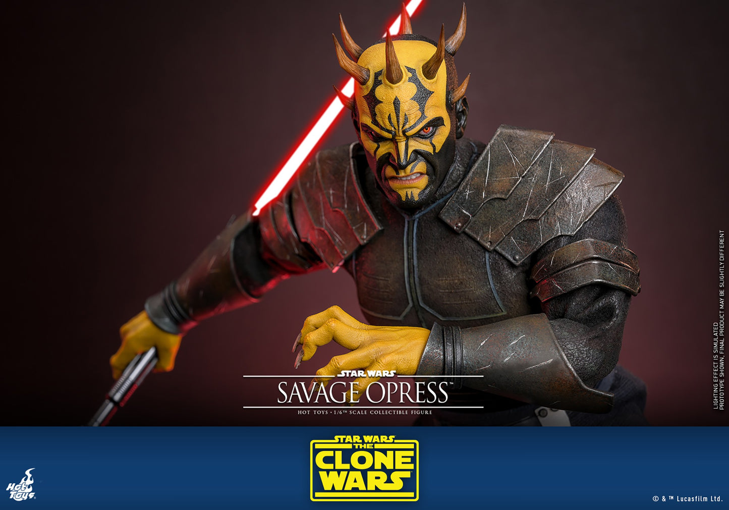 (Preorder) Hot Toys TMS136 Star Wars [The Clone Wars Savage Opress] 1/6 Scale Collectible Figure