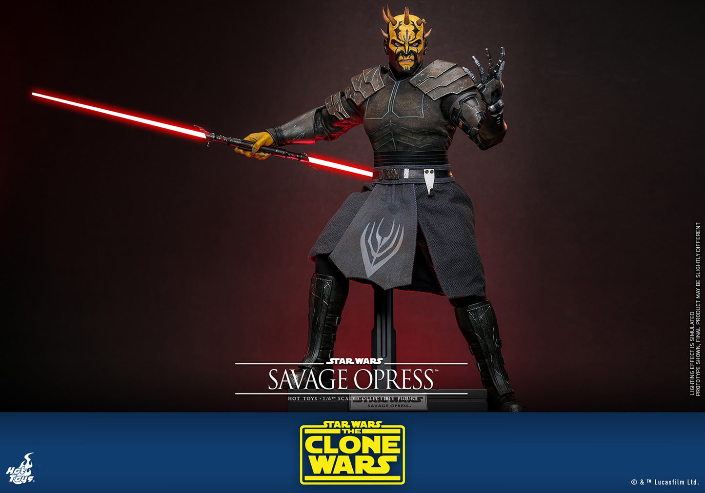 (Preorder) Hot Toys TMS136 Star Wars [The Clone Wars Savage Opress] 1/6 Scale Collectible Figure