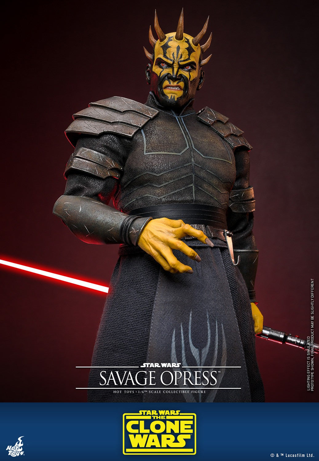 (Preorder) Hot Toys TMS136 Star Wars [The Clone Wars Savage Opress] 1/6 Scale Collectible Figure