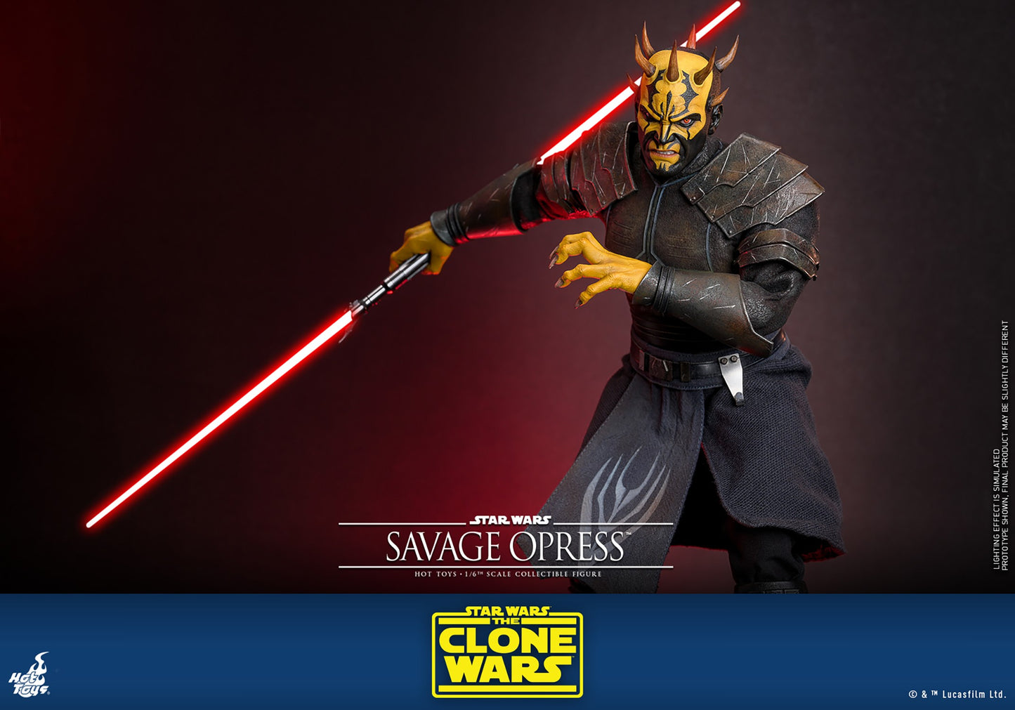 (Preorder) Hot Toys TMS136 Star Wars [The Clone Wars Savage Opress] 1/6 Scale Collectible Figure