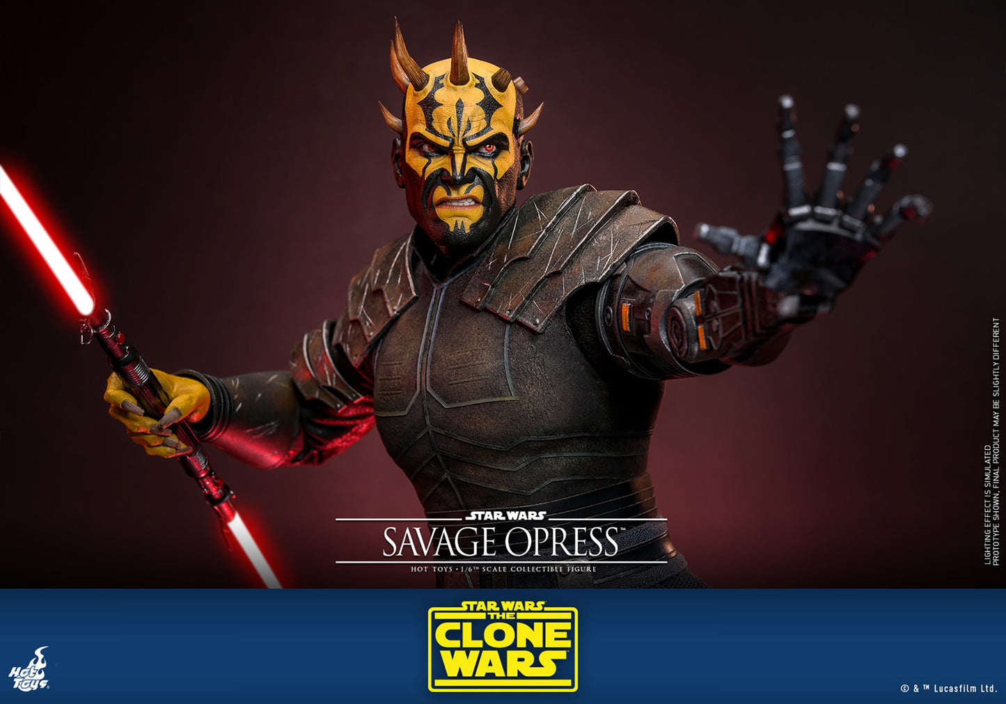 (Preorder) Hot Toys TMS136 Star Wars [The Clone Wars Savage Opress] 1/6 Scale Collectible Figure