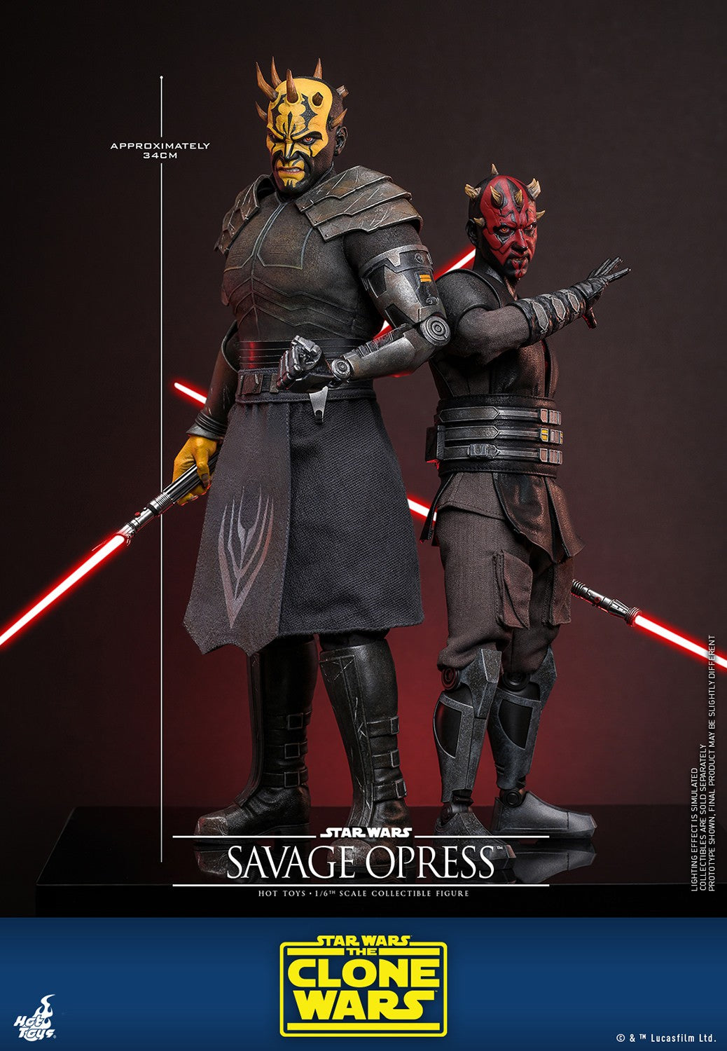 (Preorder) Hot Toys TMS136 Star Wars [The Clone Wars Savage Opress] 1/6 Scale Collectible Figure