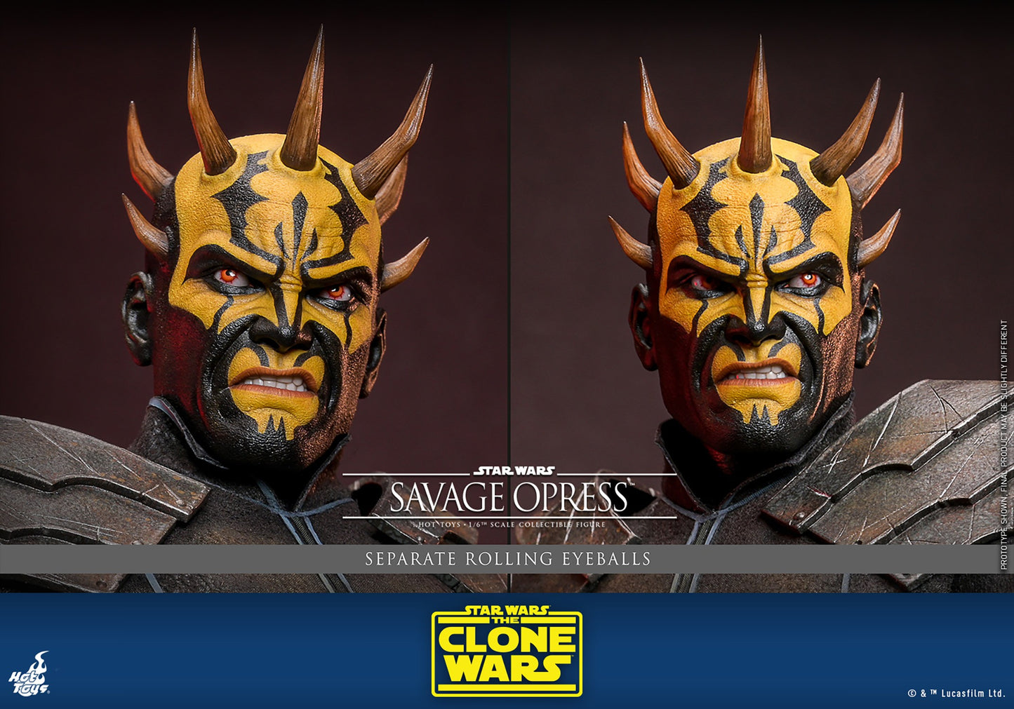 (Preorder) Hot Toys TMS136 Star Wars [The Clone Wars Savage Opress] 1/6 Scale Collectible Figure