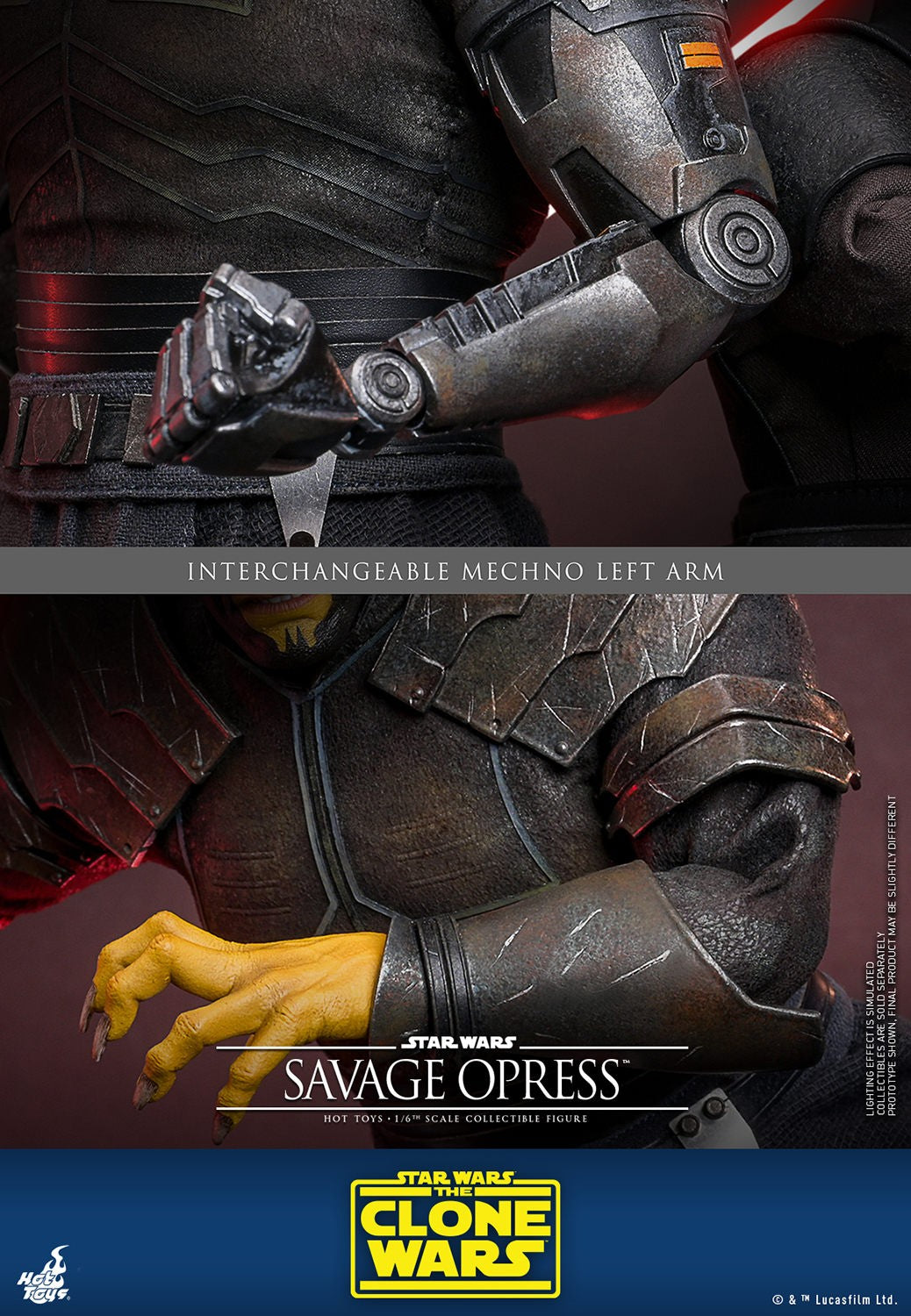 (Preorder) Hot Toys TMS136 Star Wars [The Clone Wars Savage Opress] 1/6 Scale Collectible Figure