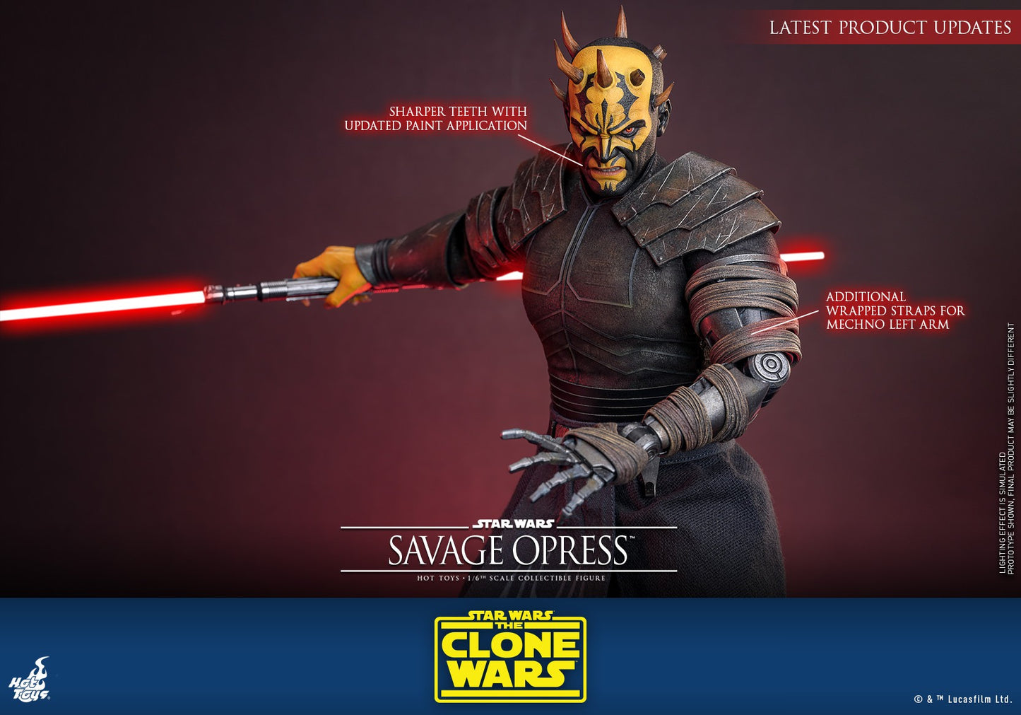 (Preorder) Hot Toys TMS136 Star Wars [The Clone Wars Savage Opress] 1/6 Scale Collectible Figure