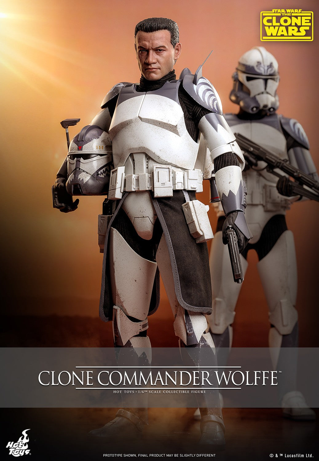 (Preorder) Hot Toys TMS141 Star Wars : The Clone Wars [Clone Commander Wolffe] 1/6th scale Collectible Figure