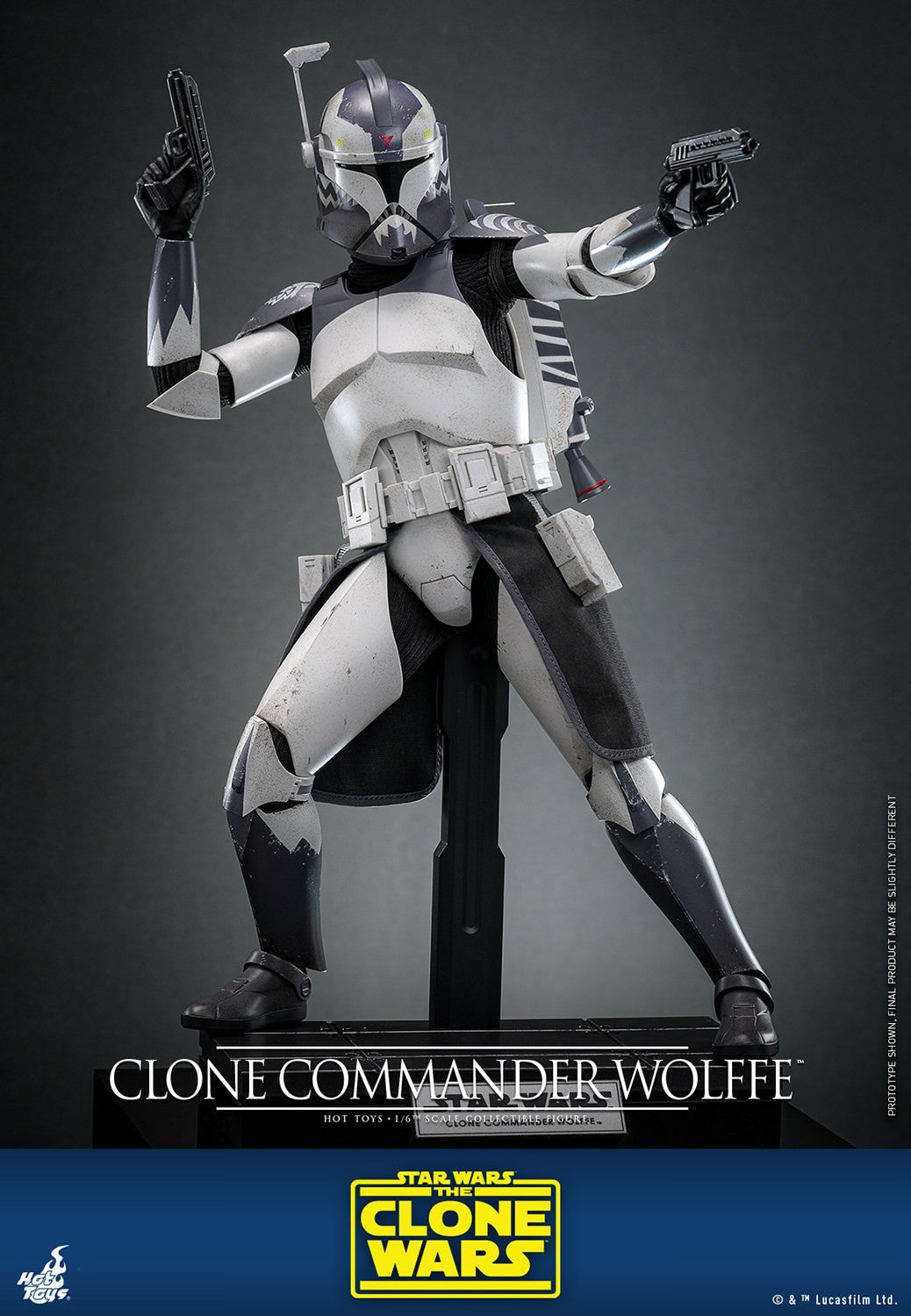 (Preorder) Hot Toys TMS141 Star Wars : The Clone Wars [Clone Commander Wolffe] 1/6th scale Collectible Figure