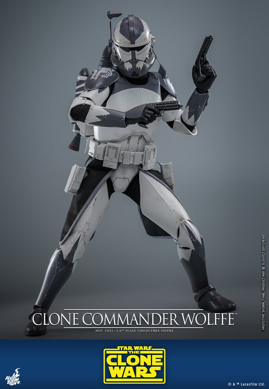 (Preorder) Hot Toys TMS141 Star Wars : The Clone Wars [Clone Commander Wolffe] 1/6th scale Collectible Figure