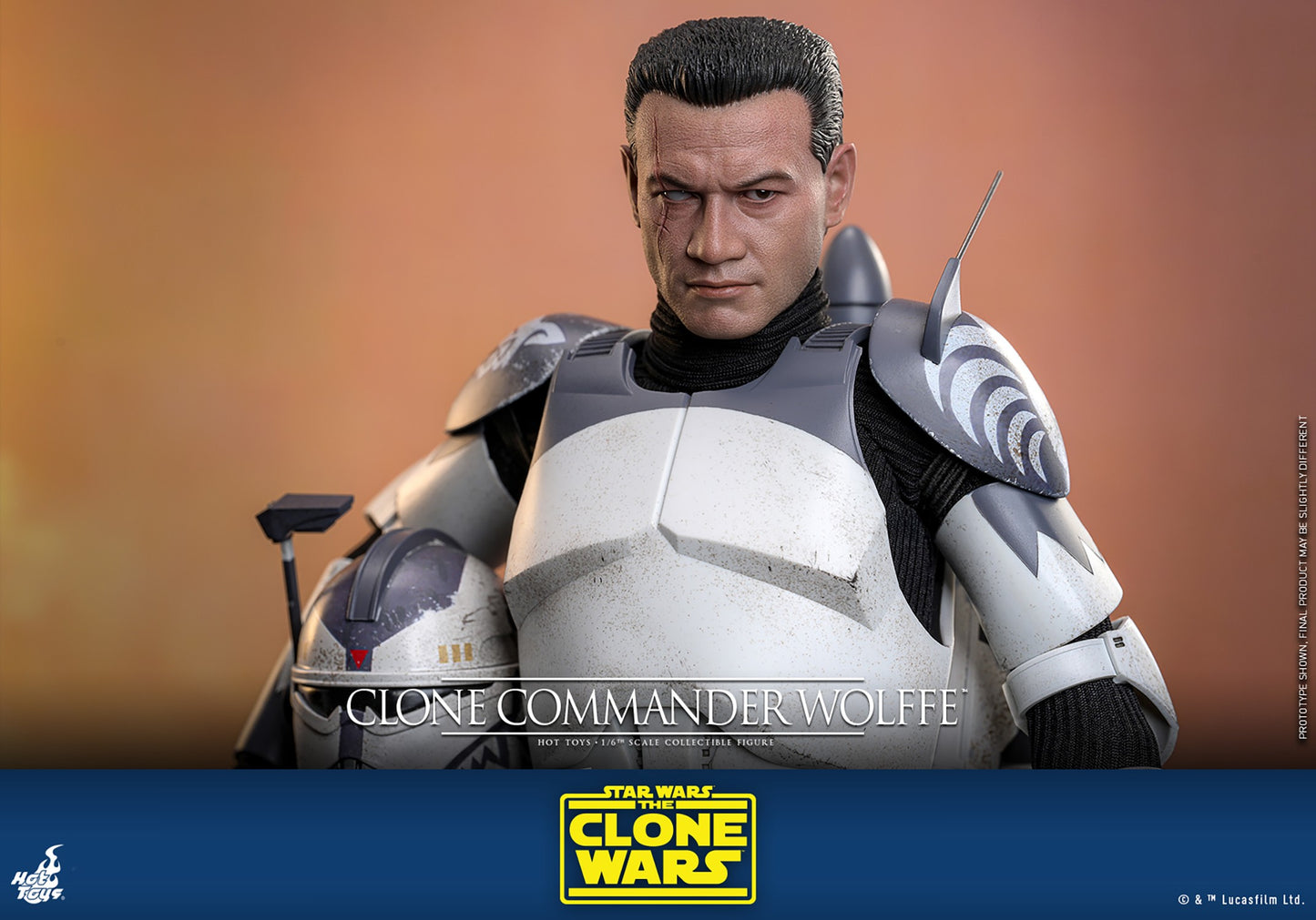 (Preorder) Hot Toys TMS141 Star Wars : The Clone Wars [Clone Commander Wolffe] 1/6th scale Collectible Figure