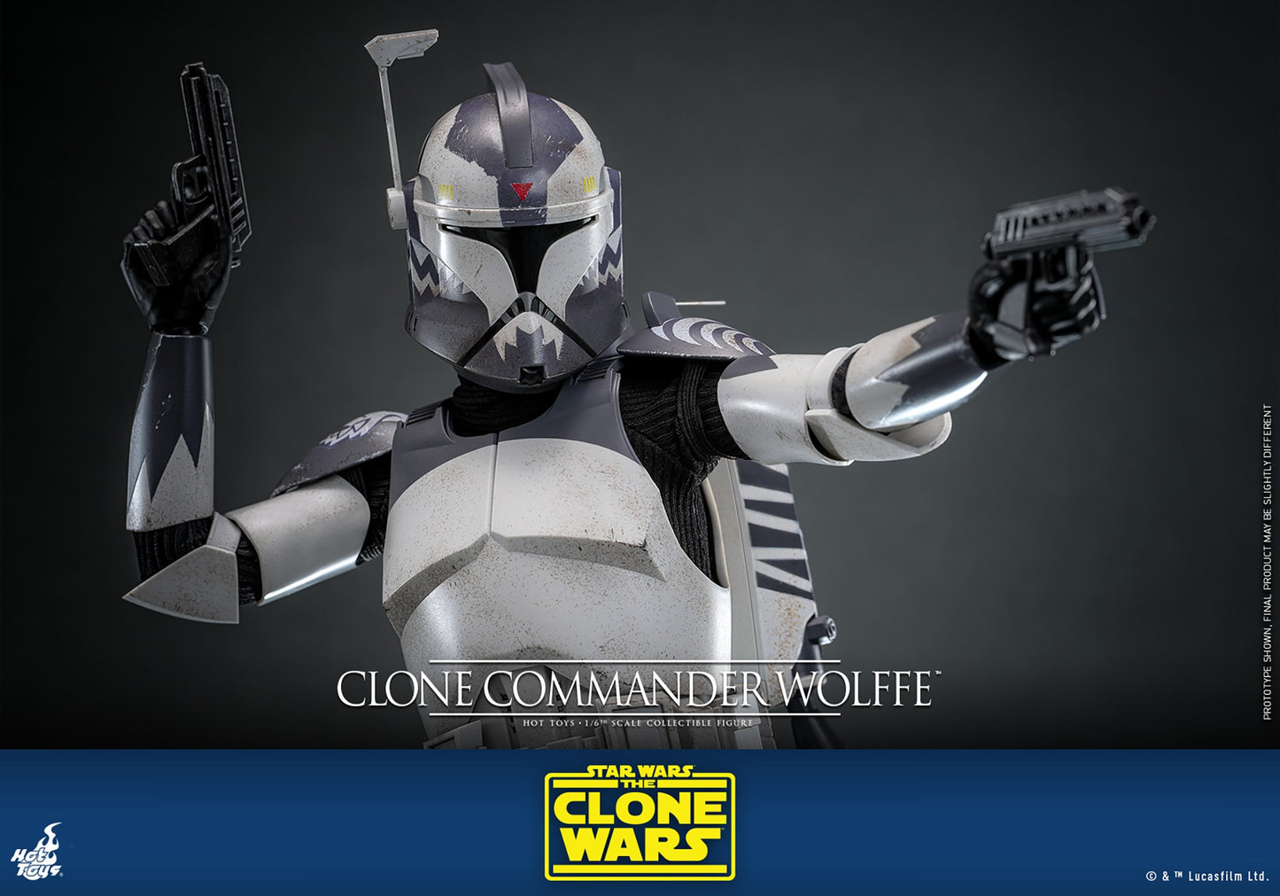 (Preorder) Hot Toys TMS141 Star Wars : The Clone Wars [Clone Commander Wolffe] 1/6th scale Collectible Figure