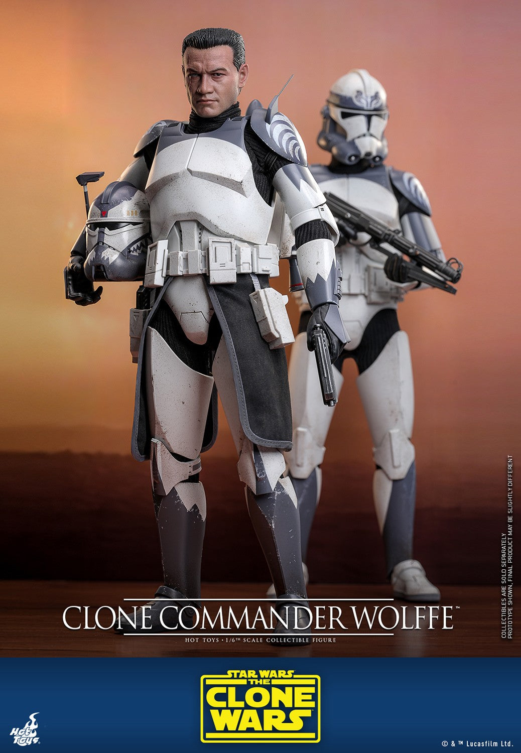 (Preorder) Hot Toys TMS141 Star Wars : The Clone Wars [Clone Commander Wolffe] 1/6th scale Collectible Figure