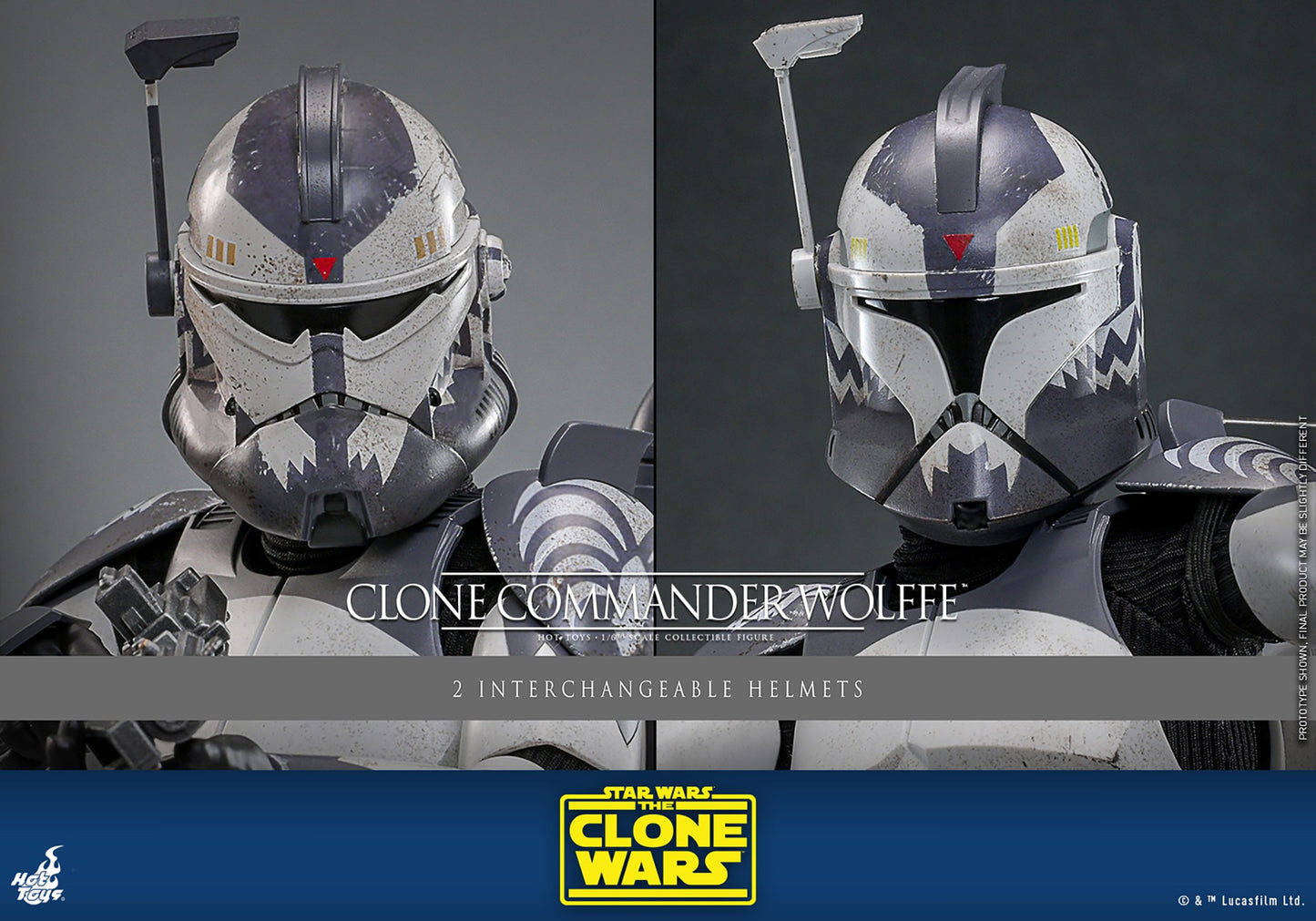(Preorder) Hot Toys TMS141 Star Wars : The Clone Wars [Clone Commander Wolffe] 1/6th scale Collectible Figure